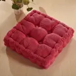 Quadratisches Outdoor-Kissen aus Samt