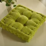 Quadratisches Outdoor-Kissen aus Samt