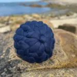 Knoten-Kissen aus Wolle