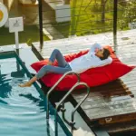 Fatboy-Poolkissen aus Oxford-Stoff